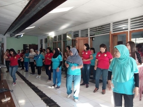 Kegiatan Prolanis di Puskesmas Kupang Kota Pada Tanggal 27 Juli 2018